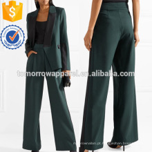 Stretch Stretch-crepe Wide-leg Calças Fabricação Atacado Moda Feminina Vestuário (TA3051P)